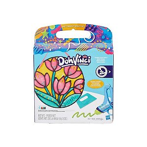 Kit Hasbro Play-Doh E0445 Dohvinci Vidro Decorativo Flor - E0445