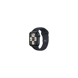 Relógio Apple Watch SE2 MXEK3HN/A 44MM / M-L / GPS Pulseira Esportiva de Alumínio - Meia-Noite
