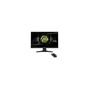 Monitor Gamer MSI Mag 244F 3BCA 23.8" Full HD Rapid Ips 200HZ / 0.5MS - Preto + Mouse