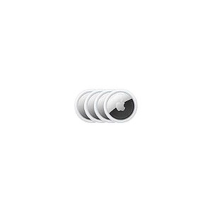 Kit com 4 Rastreadores Apple Airtag MX542LL/A Bluetooth - Branco / Prata
