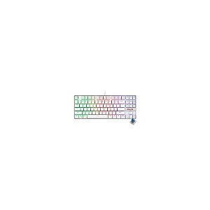 Teclado Gamer Mecânico Redragon K552W-RGB Kumara USB / RGB / Inglês - Branco