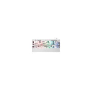 Teclado Gamer Redragon K512W-RGB-1 Shiva USB Branco
