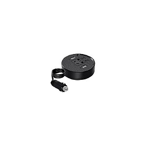 Transformador de Energia Veicular para Carro Em-Carro 1667 150W / DC12V-24V / 2 USB / 2 USB-C - 220V