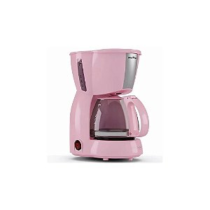 Cafeteira Elétrica Britânia BCF15 Inox - 550W - Até 15 Xícaras - 220V - Rosa