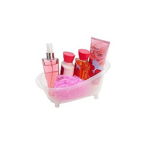 Kit de Banho Dear Body Dream Chiffon - 5 Peças - Rosa