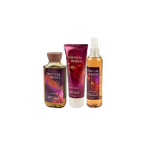 Kit Body Splash Dear Body Tropical Woods - Feminino - 236ml + 295ml + 226g