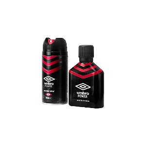 Kit Perfume + Body Spray Umbro Power - Masculino - 100ml + 150ml