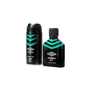 Kit Perfume + Body Spray Umbro Ice - Masculino - 100ml + 150ml