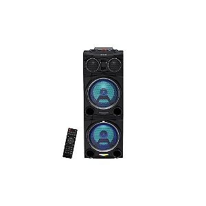 Caixa de Som Aiwa AWPOC10 10" 2.500 Watts P.M.P.O com Bluetooth/USB/FM - Preta
