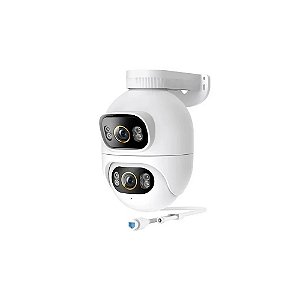 Câmera de Vigilância Imilab EC6 Dual Pro CMSXJ68A 5MP - Branca/Preta