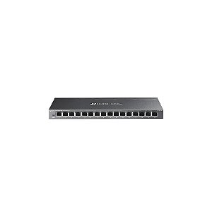 Switch TP-Link TL-SG116 com 16 Portas Ethernet de 10/100/1000 MBPS - Cinza