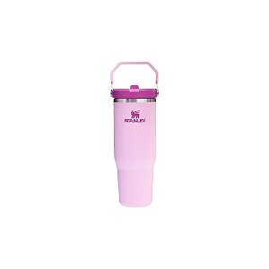 Garrafa Térmica Stanley The Iceflow Flip Straw Tumbler 887 ml - Flor de Cerejeira