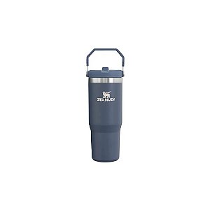 Garrafa Térmica Stanley The Iceflow Flip Straw Tumbler de 887 ML - Petróleo