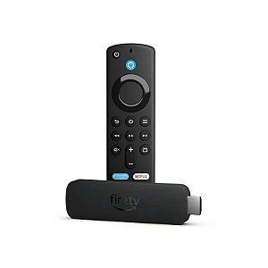 Adaptador para Streaming Amazon Fire TV Stick 2ª Geração 4K Ultra HD - Preto