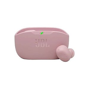 Fone de Ouvido Sem Fio JBL Wave Buds 2 com Cancelamento de Ruído Ativo (Anc) - Rosa