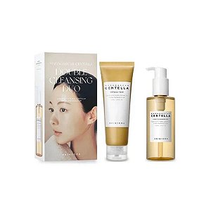 Kit de Limpeza Facial SKIN1004 Madagascar Centella Double Cleansing Duo Oil 200 ML + Foam 125 ML