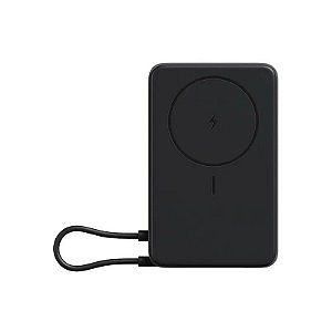Carregador Portátil Sem Fio Xiaomi Magnetic Power Bank WPB1007Z 10.000 Mah 2 Saídas USB-C - Preto