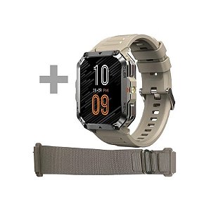 Relógio Blackview W70 Pro com Bluetooth - Bege + Pulseira
