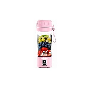 Liquidificador Portátil Electrobras Travel Blender EBTB-70 70 Watts 350ML - Rosa