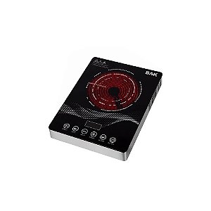 Fogareiro Elétrico Infravermelho BAK BK-COC-220 3.500 Watts 220V ~ 50/60 Hz - Preto