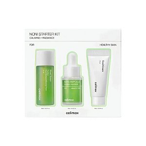 Kit de Cuidado Facial Celimax The Real Noni Starter - 3 Peças