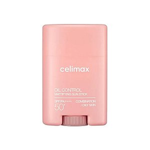 Protetor solar facial em barra Celimax Oil Control Mattifying Sun Stick FPS 50+ PA++++ 19 G