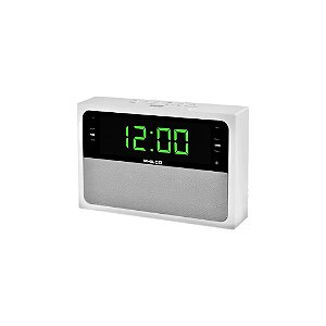 Rádio Relógio Philco PAR1018BT-GR com FM e Bluetooth Bivolt - Branco