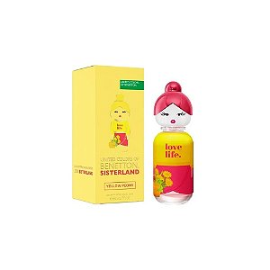 Perfume Feminino Benetton Sisterland Yellow Peony Edt 80 ML