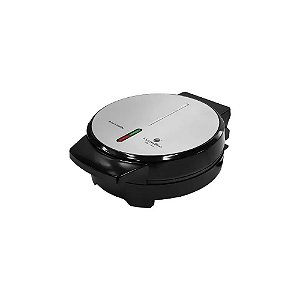 Máquina de Waffles Electrobras EBWF-01 1000 Watts 220-240 V ~ 50/60 Hz - Preta/Prata