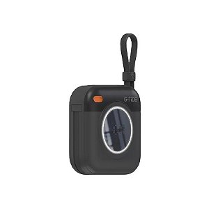 Carregador Portátil Sem Fio G-Tide Multi X1 10.000 Mah 2 Saídas USB-C e Lightning - Preto