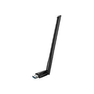 Adaptador Wi-Fi USB TP-Link Archer T3U Plus AC1300 400 MBPS Em 2.4GHZ + 867 MBPS Em 5GHZ - Preto (Anatel)