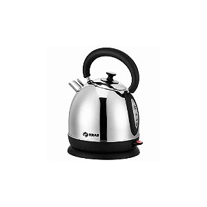 Chaleira Elétrica Krab KBT2L 1.850 Watts 2 Litros 220 - 240V ~ 50/60HZ - Prata/Preto