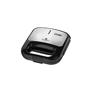 Sanduicheira Electrobras Best Sandwich EBSD-01 750 Watts 127V ~ 60HZ - Preto/Prata