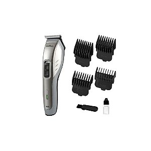 Máquina de Cortar Cabelo Britânia BCR20SG 5 Watts Bivolt - Preto/Cinza