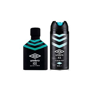 Kit Perfume Masculino Umbro Ice Edt 100 ML + Desodorante