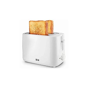 Torradeira BAK BK-TOST127 650 Watts 6 Temperaturas 127V ~ 60Hz - Branca