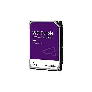 Disco Rígido de Vigilância Western Digital WD Purple 6 TB (WD64PURZ)