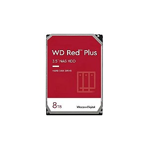 Disco Rígido Interno Western Digital WD Red Plus Nas 8 TB (WD80EFPX)