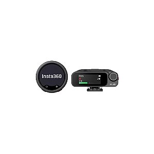 Microfone Insta360 Mic Pro (1 TX + 1 RX) Mic PRO02 - Preto