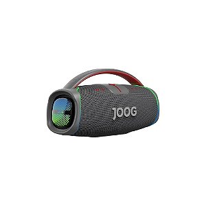 Caixa de Som Portátil Joog Pair X 200 W Bluetooth - Cinza/Preto + 1 Microfone