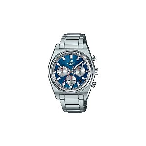 Relógio Casio Edifice Standard Chronograph EFB-730D-2AVUDF Analógico Masculino - Prata/Azul