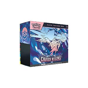 Caixa do Treinador Elite do Jogo de Cartas Pokémon Mega Evolução Caos Crescente