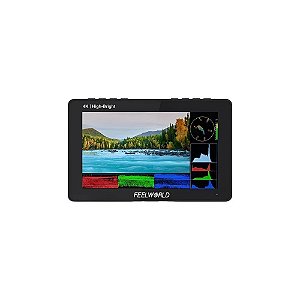 Monitor Feelworld F5 Pro X 5,5 Polegadas Toque - Preto