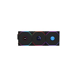 Kit de Ventilador Lian Li Uni Fan TL Wireless LCD 120 MM PWM - Preto
