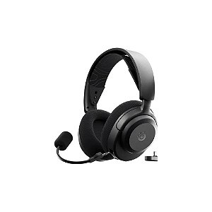 Fone de Ouvido Gamer Steelseries Arctis Nova 3PW 61686 Sem Fio - Preto