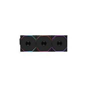 Kit Ventilador Lian Li Uni Fan TL Wireless Reverse 120 MM PWM - Preto