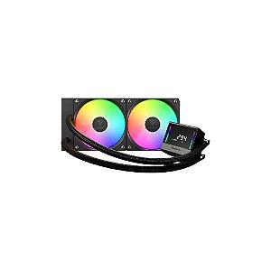 Cooler Líquido Gamdias Chione E4-240 V2 Argb 240 MM com Tela Digital para Cpu - Preto