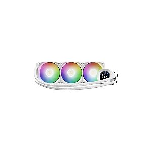 Cooler Líquido Gamdias Aura GL360 Digital Argb 360 MM para CPU - Branco