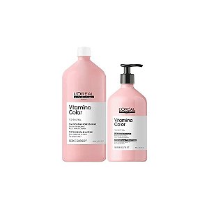 Kit L'Oréal Professionnel Paris Vitamino Color Shampoo 1,5L + Condicionador 750ML