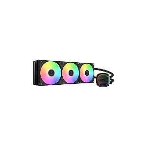 Cooler Líquido Gamdias Aura GL360 V2 Argb 360 MM PWM para CPU - Preto